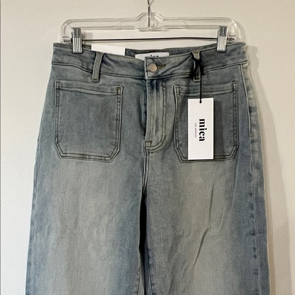 Mica Light Blue Wide Leg Jeans - Picture 4 of 10